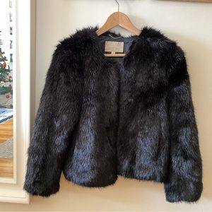Banana Republic Faux Fur jacket/coat size small